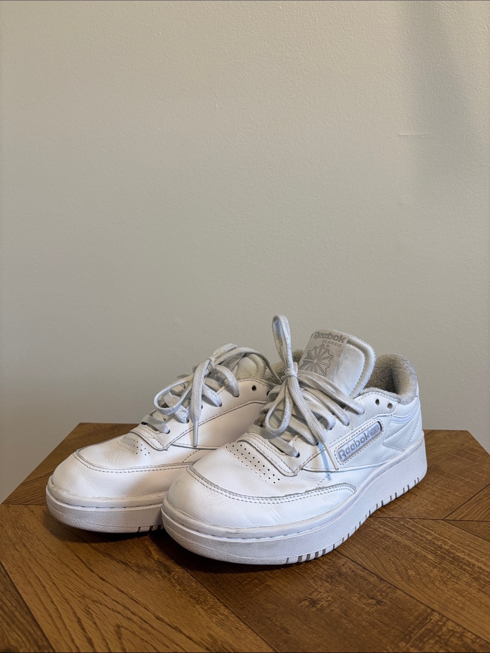 Reebok Women’s All-White Sneakers Size 8.5